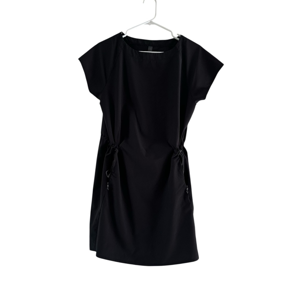 Elegant Sporty Black Dress